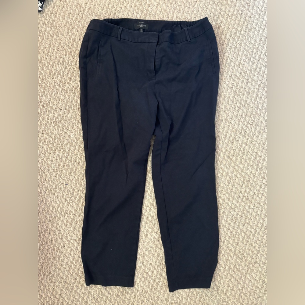 Talbots Women's Dark Navy Dress Pants